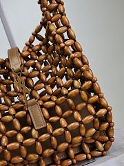Kitlife Saint Laurent Bucket Supple Hand-woven Bag Brown 821911 14×43×14cm - 3