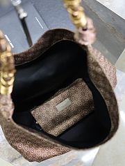 Kitlife Saint Laurent Amalia Jacquard Bag Brown 834750 40×50×1cm - 5