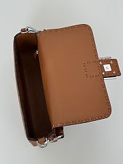 Kitlife Fendi Baguette Selleria Bag in Brown 28x6.5x15cm - 6