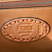 Kitlife Fendi Baguette Selleria Bag in Brown 28x6.5x15cm - 2