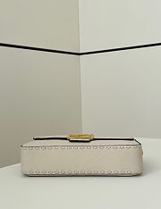 Kitlife Fendi Baguette Selleria Bag in Cream 28x6.5x15cm - 5