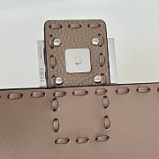 Kitlife Fendi Baguette Selleria Bag in Grey 28x6.5x15cm - 4
