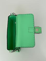 Kitlife Fendi Baguette Selleria Bag in Green 28x6.5x15cm - 6