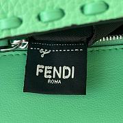 Kitlife Fendi Baguette Selleria Bag in Green 28x6.5x15cm - 5
