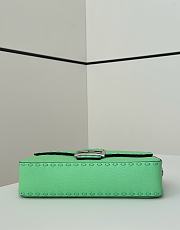 Kitlife Fendi Baguette Selleria Bag in Green 28x6.5x15cm - 3