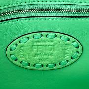 Kitlife Fendi Baguette Selleria Bag in Green 28x6.5x15cm - 2
