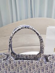 Kitlife Dior Blue Oblique Medium Book Tote 36.5x28x16.5cm - 3