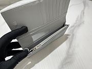Kitlife Dior Grey Oblique Galaxy Long Wallet 18.8x9x2cm - 3