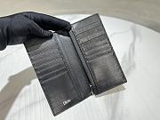Kitlife Dior Black Oblique Galaxy Long Wallet 18.8x9x2cm - 4
