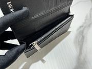 Kitlife Dior Black Oblique Galaxy Long Wallet 18.8x9x2cm - 3
