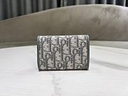 Kitlife Dior 30 Montaigne Glycine Wallet Grey 11x7.5x2.5cm - 6