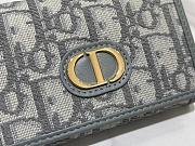 Kitlife Dior 30 Montaigne Glycine Wallet Grey 11x7.5x2.5cm - 3