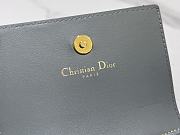 Kitlife Dior 30 Montaigne Glycine Wallet Grey 11x7.5x2.5cm - 2