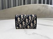 Kitlife Dior 30 Montaigne Glycine Wallet Blue 11x7.5x2.5cm - 6