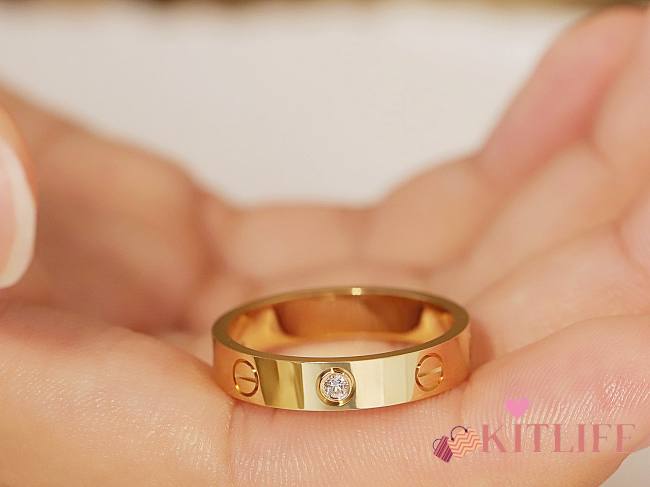 Kitlife Cartier Love Ring in Gold/Rose Gold/Silver - 1