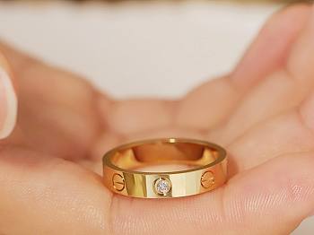Kitlife Cartier Love Ring in Gold/Rose Gold/Silver
