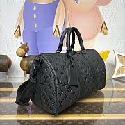 Kitlife Louis Vuitton Keepall Bandoulière 35 Bag Black M22765 34x21x16cm - 3