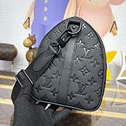 Kitlife Louis Vuitton Keepall Bandoulière 35 Bag Black M22765 34x21x16cm - 4