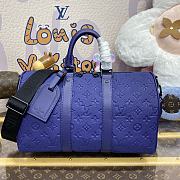 Kitlife Louis Vuitton Keepall Bandoulière 35 Bag Blue M11691 34x21x16cm - 1
