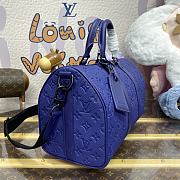 Kitlife Louis Vuitton Keepall Bandoulière 35 Bag Blue M11691 34x21x16cm - 4