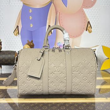 Kitlife Louis Vuitton Keepall Bandoulière 35 Bag Grey M11865 34x21x16cm