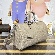Kitlife Louis Vuitton Keepall Bandoulière 35 Bag Grey M11865 34x21x16cm - 3