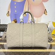 Kitlife Louis Vuitton Keepall Bandoulière 35 Bag Grey M11865 34x21x16cm - 6