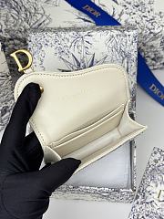 Kitlife Dior Saddle Card Holder Light Blue Oblique 10.5x7cm - 4