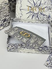 Kitlife Dior 30 Montaigne Card Holder Grey Oblique 10x7.5x0.5cm - 5
