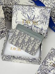 Kitlife Dior 30 Montaigne Card Holder Grey Oblique 10x7.5x0.5cm - 2
