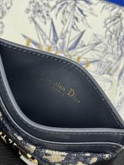 Kitlife Dior 30 Montaigne Card Holder Blue Oblique 10x7.5x0.5cm - 5