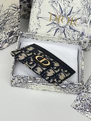 Kitlife Dior 30 Montaigne Card Holder Blue Oblique 10x7.5x0.5cm - 2