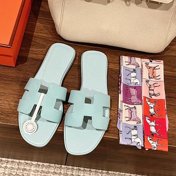 Kitlife Hermes Oran Sandals in Light Blue