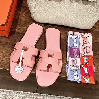Kitlife Hermes Oran Sandals in Light Pink