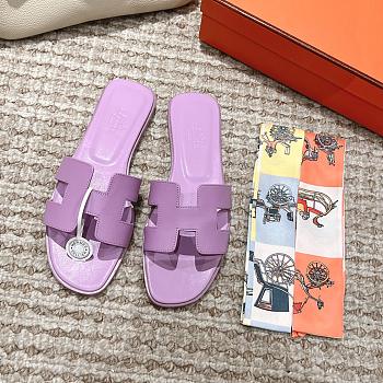 Kitlife Hermes Oran Sandals in Purple