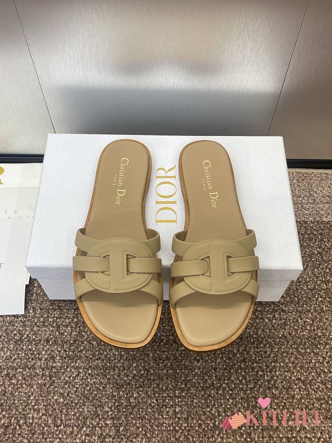 Kitlife Dior D-Club Sildes in Beige - 1