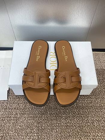 Kitlife Dior D-Club Sildes in Brown