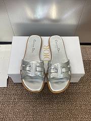 Kitlife Dior D-Club Sildes in Silver - 1