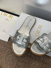 Kitlife Dior D-Club Sildes in Silver - 6