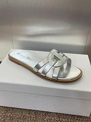 Kitlife Dior D-Club Sildes in Silver - 4