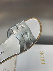 Kitlife Dior D-Club Sildes in Silver - 2
