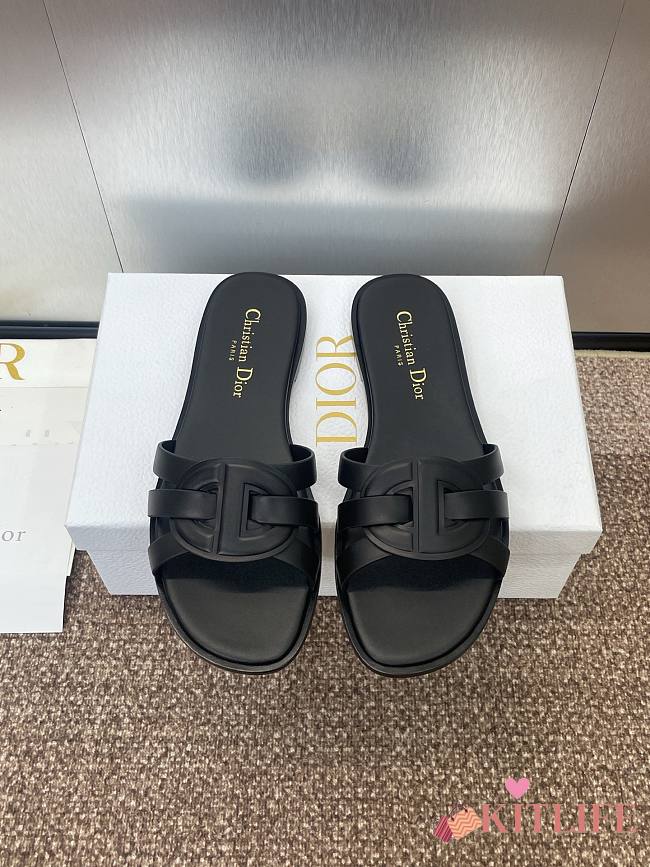 Kitlife Dior D-Club Sildes in Black - 1