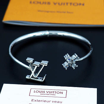 Kitlife Louis Vuitton lconic Flower Bracelet Silver