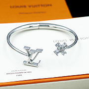 Kitlife Louis Vuitton lconic Flower Bracelet Silver - 6