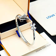 Kitlife Louis Vuitton lconic Flower Bracelet Silver - 4