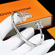 Kitlife Louis Vuitton lconic Flower Bracelet Silver - 3
