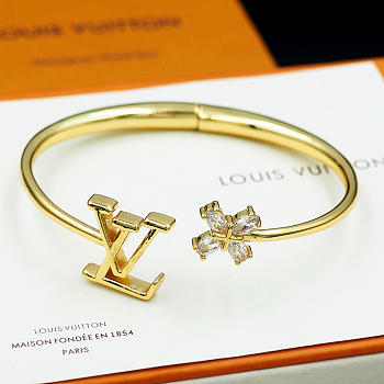 Kitlife Louis Vuitton lconic Flower Bracelet Gold