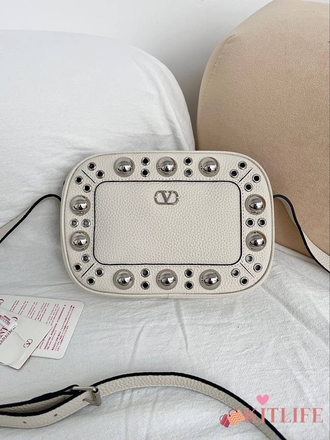 Kitlife Valentino Garavani Nellcôte Crossbody Bag White 23x16x6cm - 1