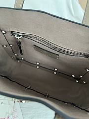 Kitlife Valentino Garavani Nellcôte Shopping Bag Grey 21x16x5cm - 3