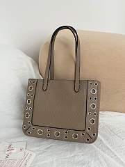 Kitlife Valentino Garavani Nellcôte Shopping Bag Grey 21x16x5cm - 5